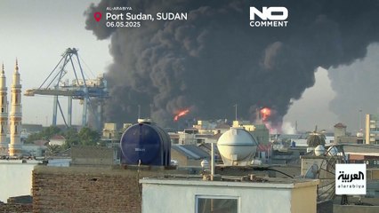 Incendi a Port Sudan dopo un presunto attacco di droni paramilitari