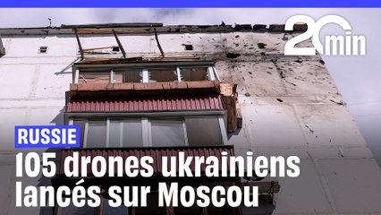 Guerre en Ukraine : La Russie visée par une centaine de drones ukrainiens