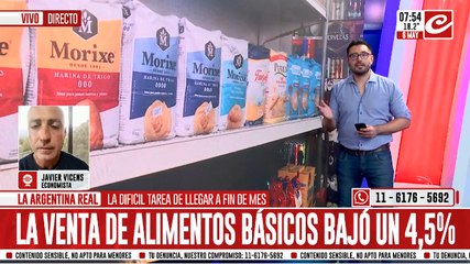 Los alimentos suben de precio mientras el consumo no para de caer