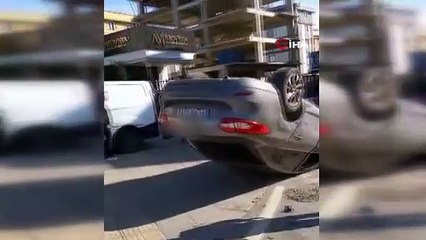 Pendik'te kırmızı ışıkta geçen araç kazaya neden oldu!