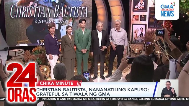 Christian Bautista, nananatiling Kapuso; Grateful sa tiwala ng GMA | 24 Oras