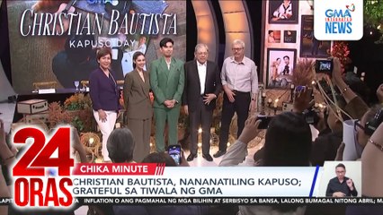 Christian Bautista, nananatiling Kapuso; Grateful sa tiwala ng GMA | 24 Oras