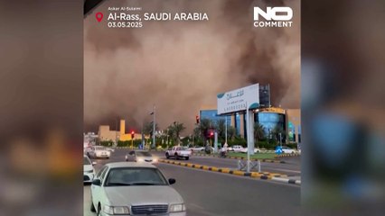 Une tempête de sable massive couvre des parties de l'Arabie saoudite