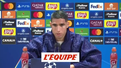 Hakimi : « Un match que tous les joueurs rêvent de jouer » - Foot - C1 - PSG