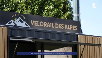 Reportage - Un vélorail sur les voies du petit Train de La Mure