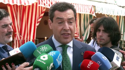 Moreno, "enfadado y cansado" del maltrato del Gobierno a Andalucía con la red ferroviaria