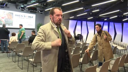 El gesto de Jesús Ortiz cuando le preguntan por el encuentro de la Reina Letizia y la Princesa Leonor