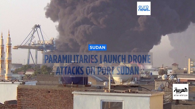 Sudan paramilitaries launch second wave of drone attacks on Port Sudan, officials say