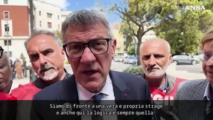 Landini: "Ancora morti sul lavoro, e' una vera strage"