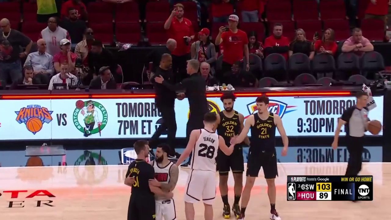 Resumen completo del séptimo partido de los Golden State Warriors vs. Houston Rockets - 4 de mayo de 2025 ¦ Playoffs de la NBA