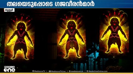 വാനോളം പൂരാവേശം; തലയെടുപ്പോടെ ​ഗജവീരന്മാർ