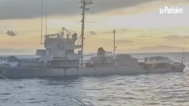 Un navire de la Seconde Guerre mondiale coule juste avant un exercice militaire