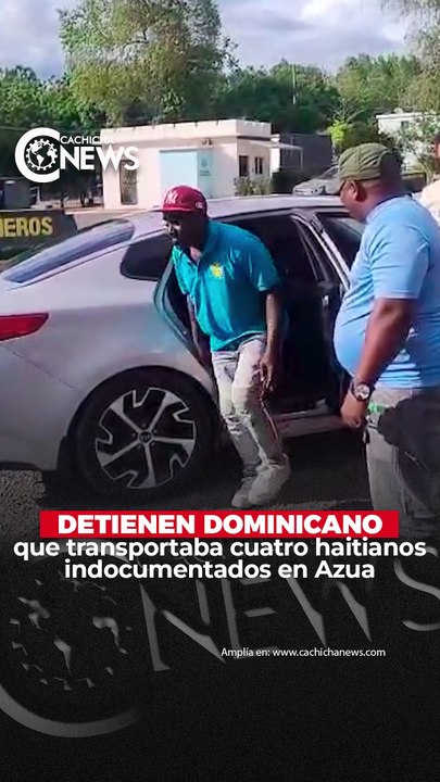 Detienen dominicano que transportaba cuatro haitianos indocumentados en Azua