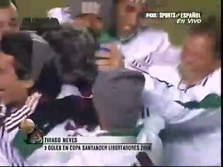 Gol do Thiago Neves fluminense vs boca copa libertadores 08