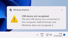 Solved - USB device not recognized keep popping up on Windows 11 / 10