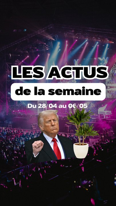 Les 4 actus à retenir : Trump veut taxer les films étrangers, record historique pour Lady Gaga, une plante à 150€, alerte fraude sociale
