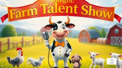 🎤🌟 “The Great Farm Talent Show – Everyone Has a Special Spark!”