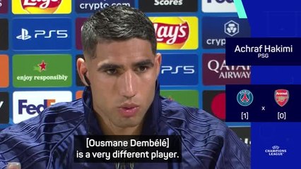 'Genius' Dembele desperate to face Arsenal - Hakimi