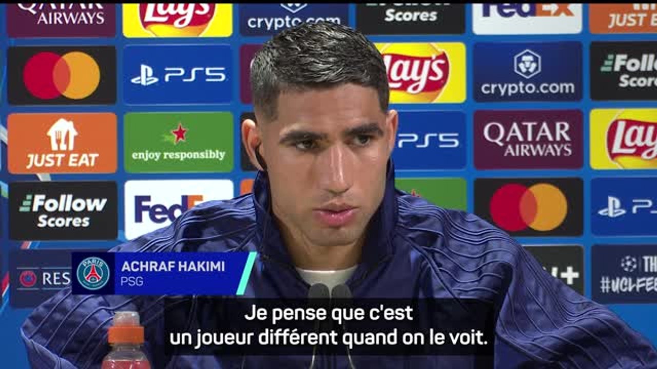 PSG - Achraf Hakimi : Dembélé "un génie avec le ballon qui peut changer le cours du match"