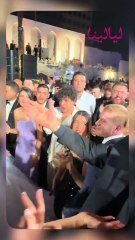 👰🏻‍♀️مشهد درامي يتحول إلى حقيقة في زفاف #رنا_رئيس 🥹♥️
