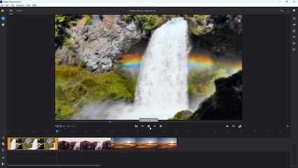 Adobe Premiere Rush 21 Using Transitions