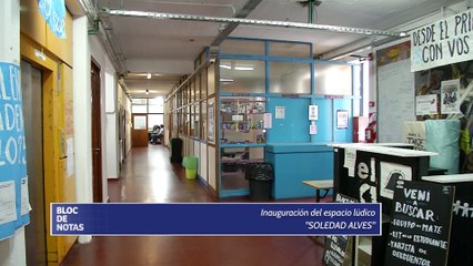 Inauguración de la Sala Lúdica "soledad Alves"