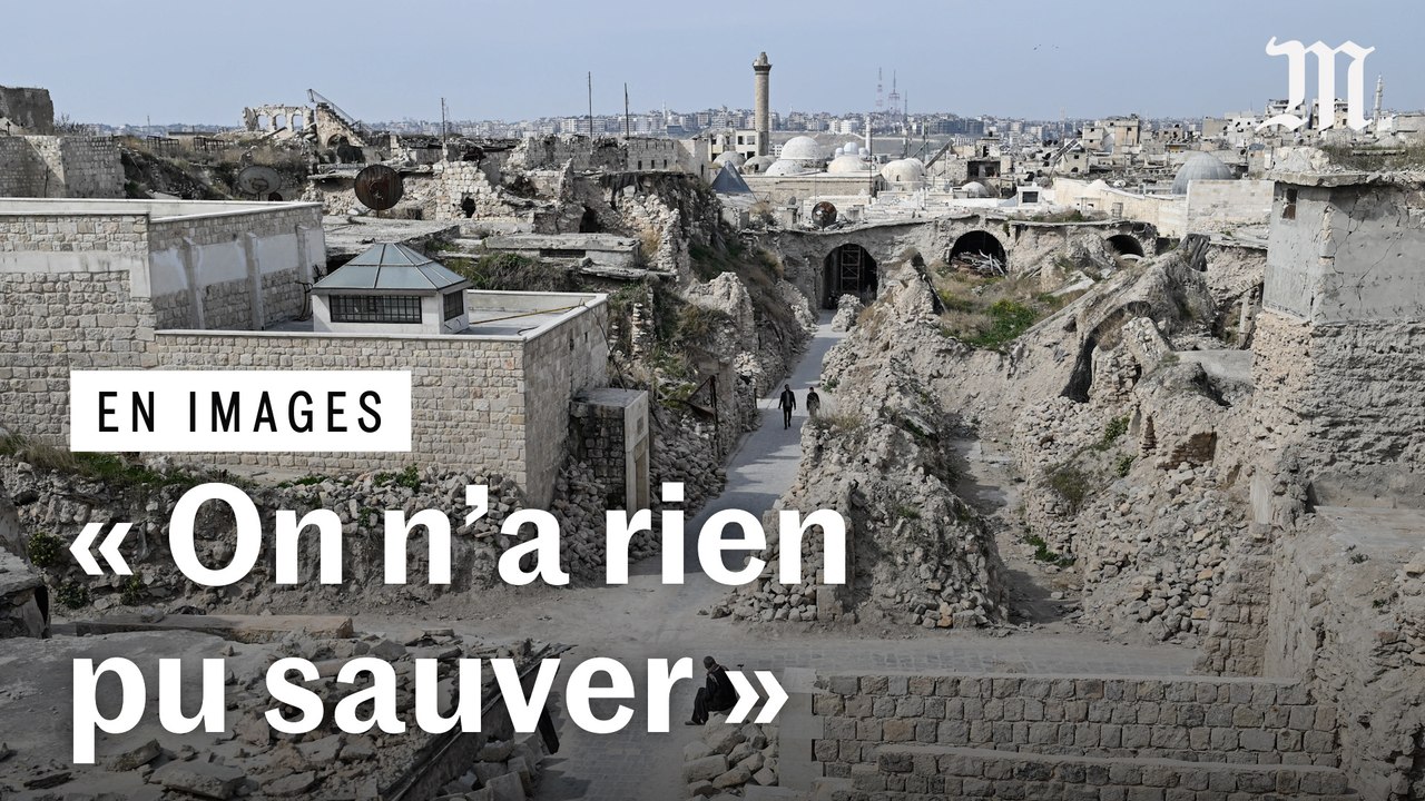 Syrie : reportage dans les ruines du souk d'Alep après la guerre