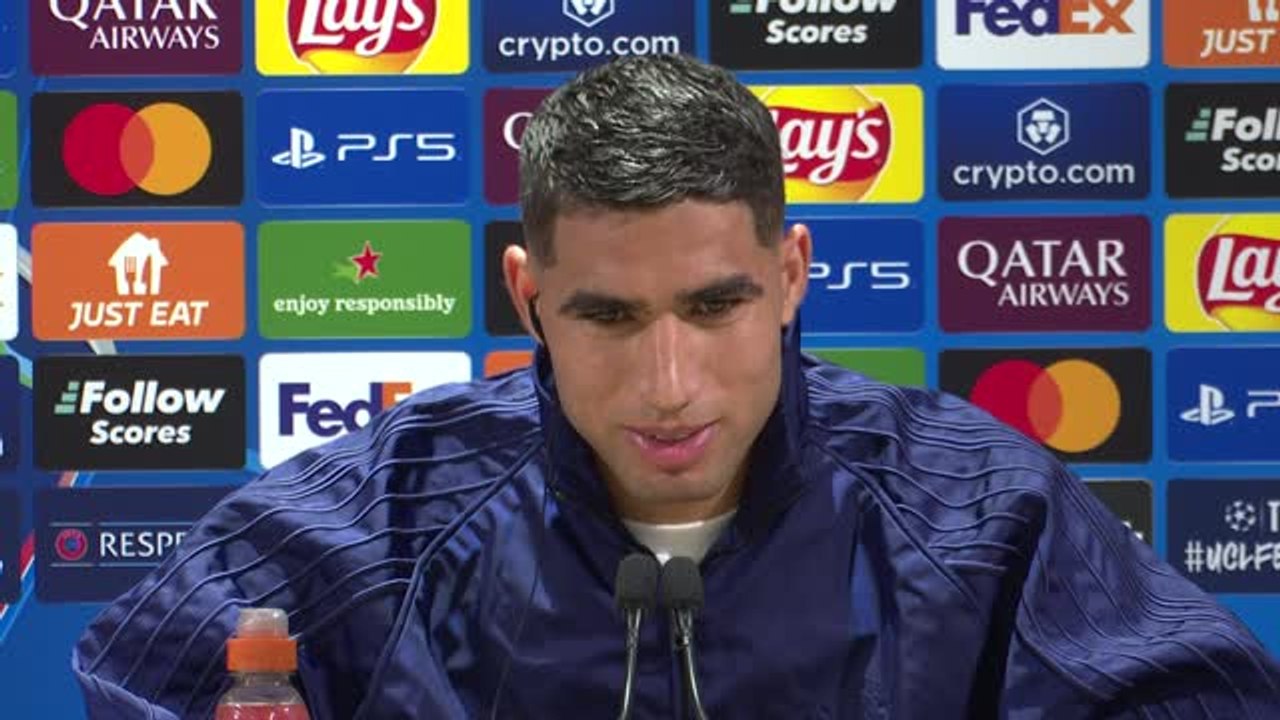 PSG - Achraf Hakimi : “La pression sera sur Arsenal” avec “une ambiance folle” au Parc des Princes
