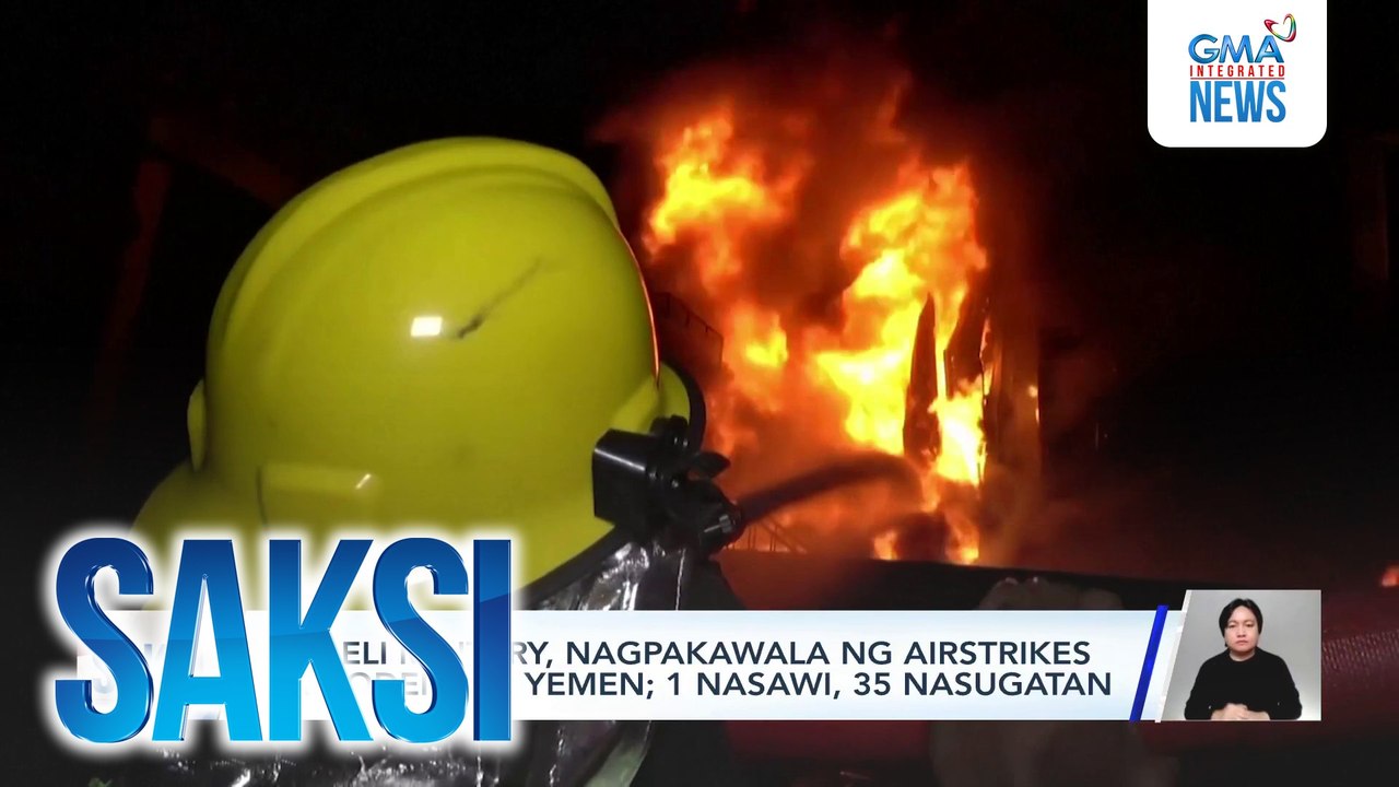 Israeli military, nagpakawala ng airstrikes sa Hodeidah, Yemen; 1 nasawi, 35 nasugatan | Saksi