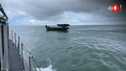 En video | Robaron y dejaron sin combustible una embarcación con nueve personas en el Pacífico