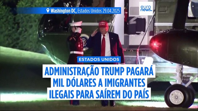 Administração Trump diz que vai pagar 1.000 dólares aos imigrantes ilegais nos EUA para abandonarem o país