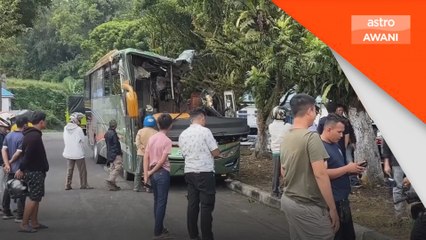 12 maut, 23 cedera dalam nahas bas di Sumatera Barat