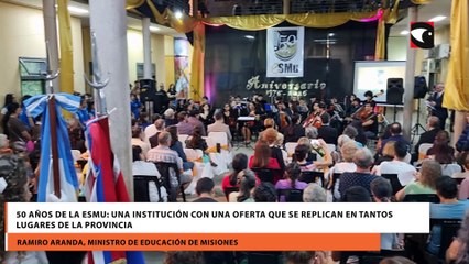 50 años de la ESMu una institución con una oferta que se replican en tantos lugares de la provincia