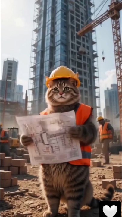 A Cat working like a human Ai videos editing tutorial hd #aivideo #video