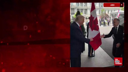Donald Trump, Kanada Başbakanı Carney'i Beyaz'da ağırladı