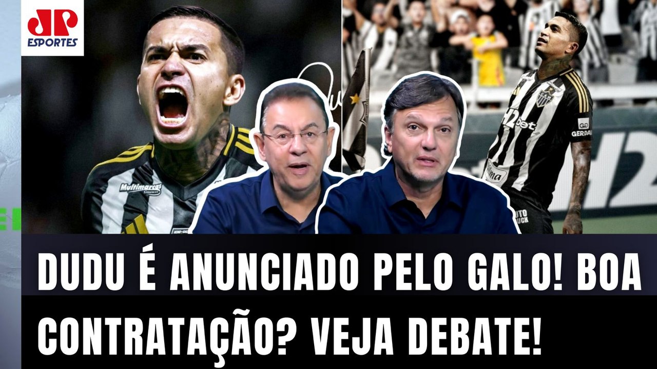 "Pra mim, essa CONTRATAÇÃO do Dudu pelo Atlético-MG pode ser MUITO..." Mauro Cezar É DIRETO!