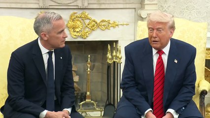 USA - President Trump Participates in a Bilateral Meeting with the Prime Minister of Canada (06.05.25)