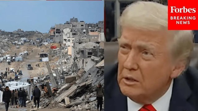 Trump Tells Reporters: 'We're Going To Help The People Of Gaza Get Some Food'