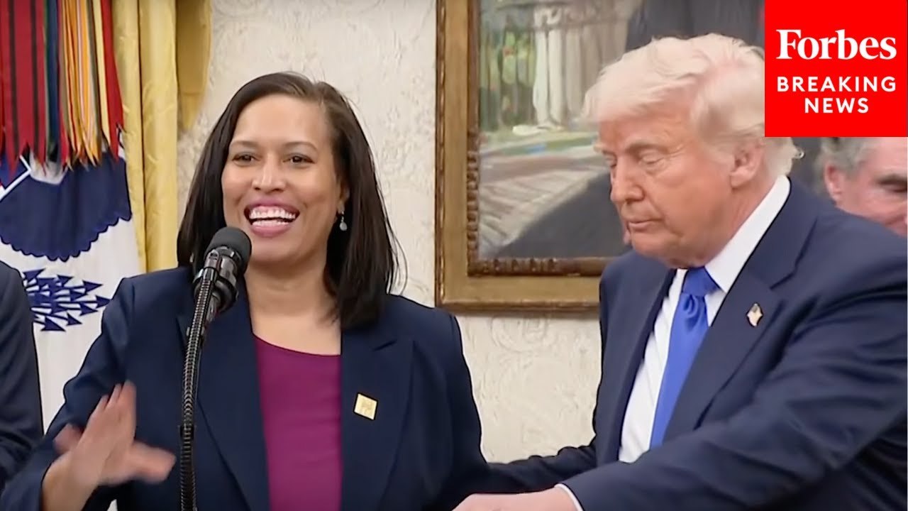 DC Mayor Muriel Bowser Joins Trump To Celebrate Hosting Of 2027 NFL Draft In Washington