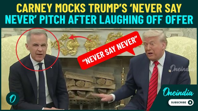 ‘Canada Is Not For Sale’| Carney MOCKS Trump’s ‘Real Estate Deal’ Offer, Mocks Trump in White House