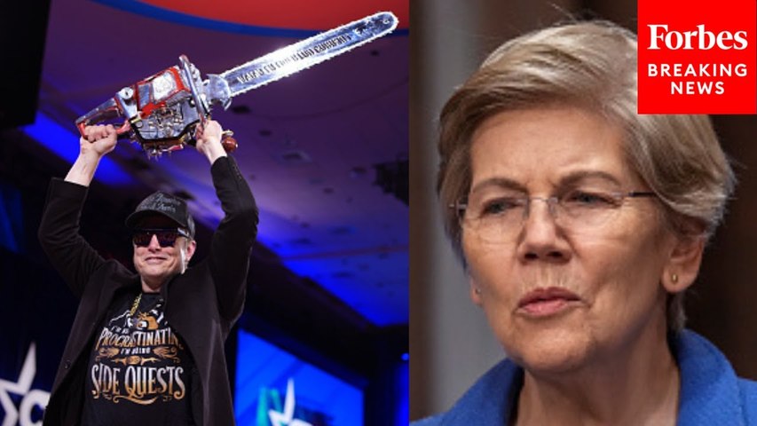 Elizabeth Warren Decries Trump Administration Taking 'Chainsaw' To Social Security