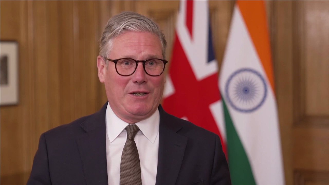 Starmer hails 'historic' trade deal with India in shadow of Trump's tariffs