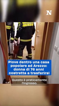 Maltempo ad Arezzo: Piogge Allagano Alloggio Popolare, Anziana Evacuata
