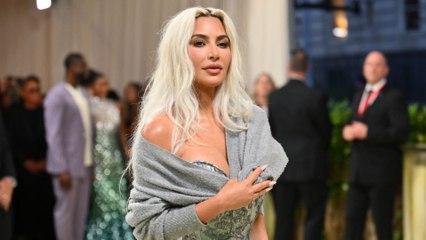 El incidente que sufrió el vestido de Kim Kardashian en la Met Gala 2025