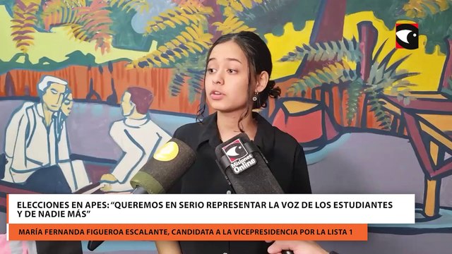 Elecciones en APES “Queremos en serio representar la voz de los estudiantes y de nadie más”