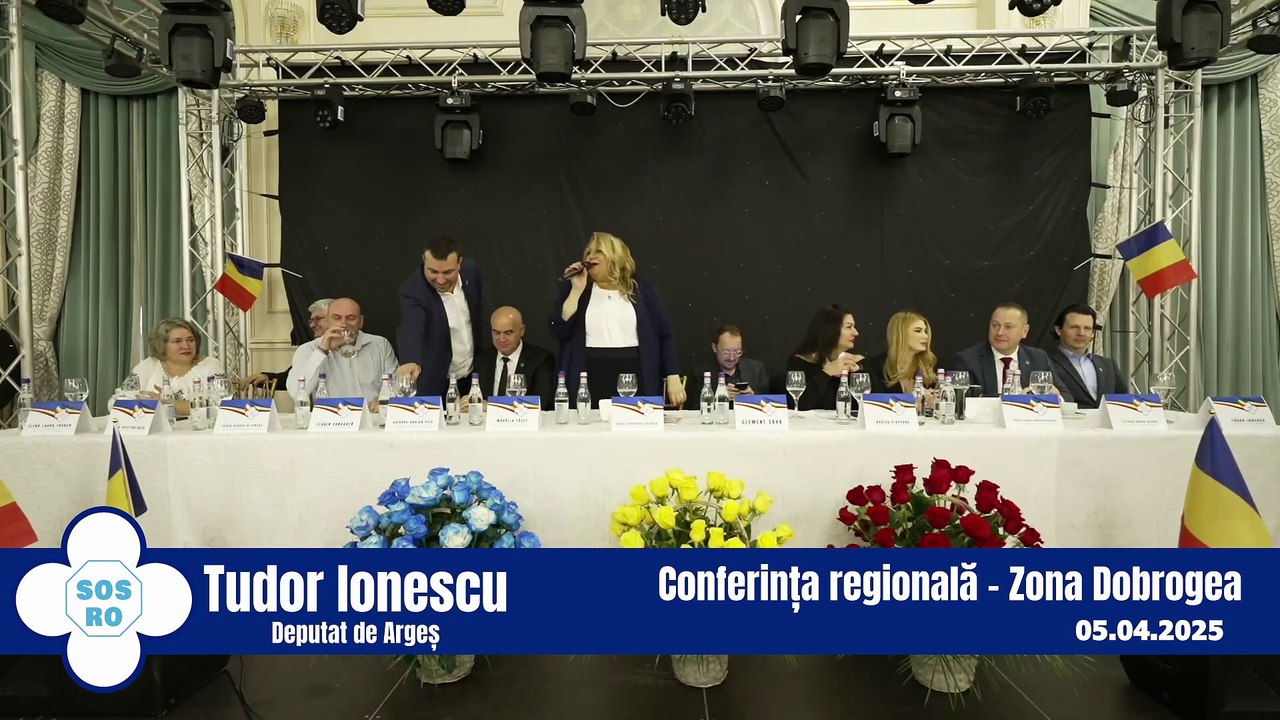 Cuvântarea pe care am susținut-o la Conferința Regională - zona Dobrogea a Partidului S.O.S. România