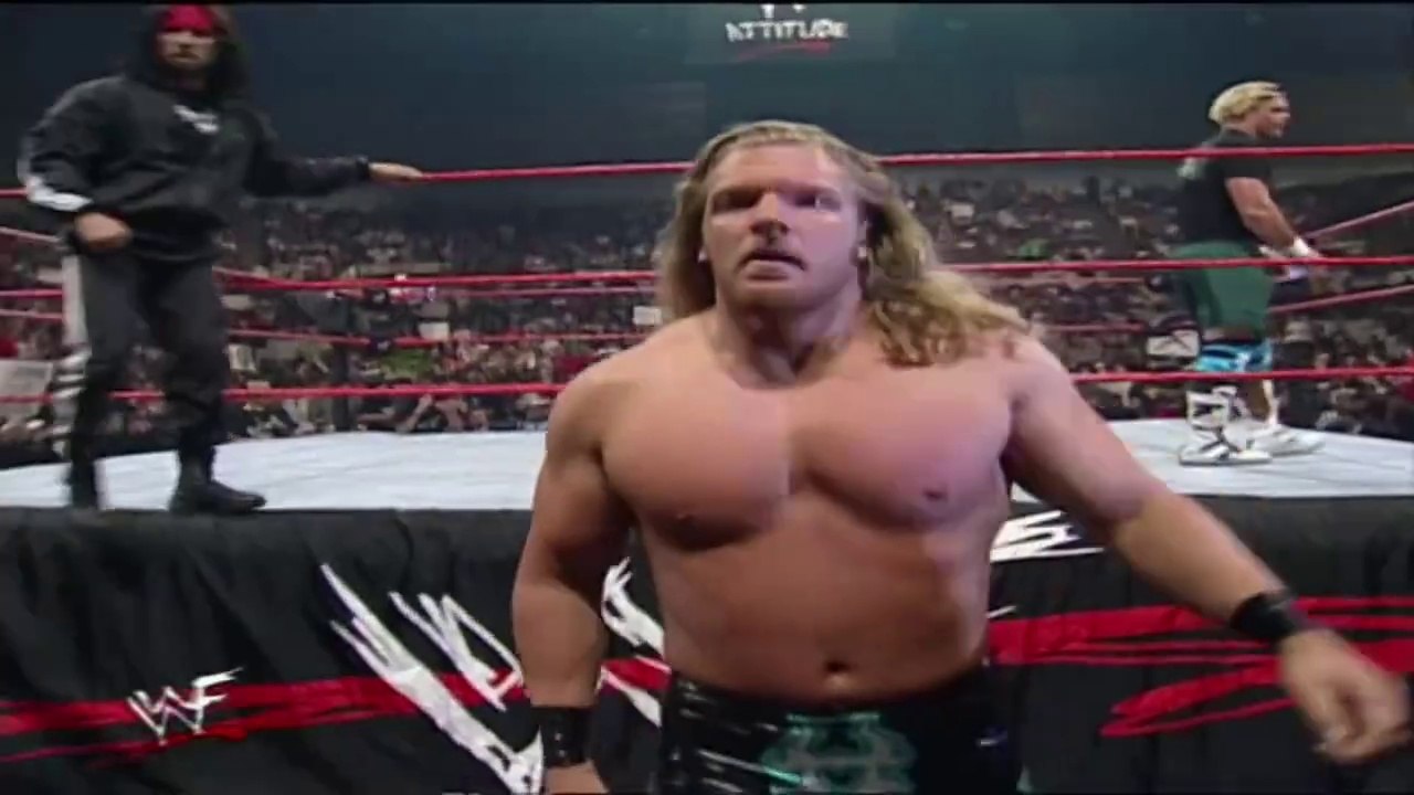 Triple H & DX attack The Nation before their match! Over The Edge 1998 31/5/98