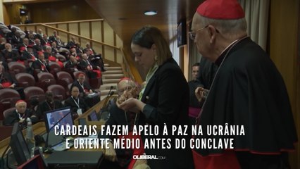 Cardeais fazem apelo à paz na Ucrânia e Oriente Médio antes do conclave