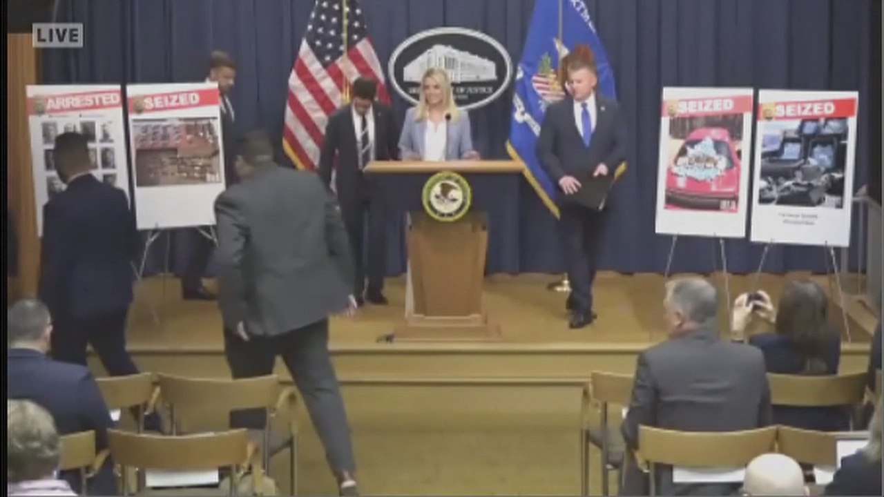 Pam Bondi Announces Record Fentanyl Bust and Praises Team Effort