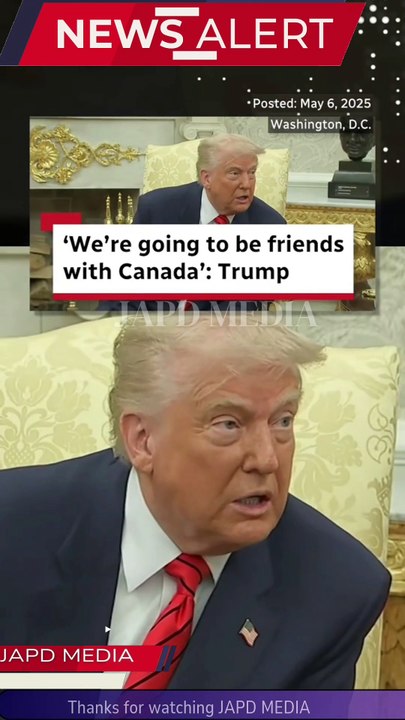 Trump Vows Friendship with Canada in Oval Office Meeting with PM Mark Carney.